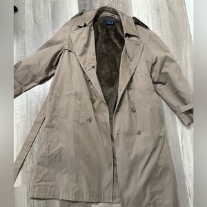 Classic Tan Trench Coat by Newport Harbor.